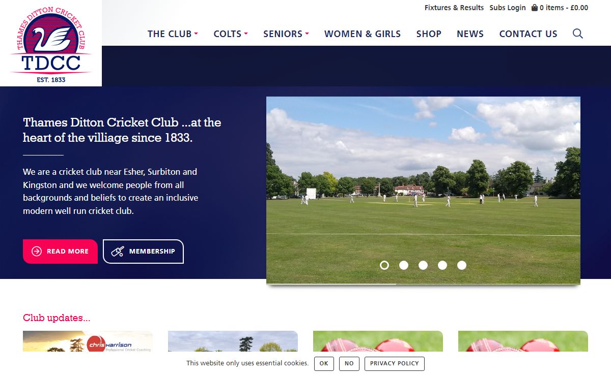 Welcome - Thames Ditton Cricket Club