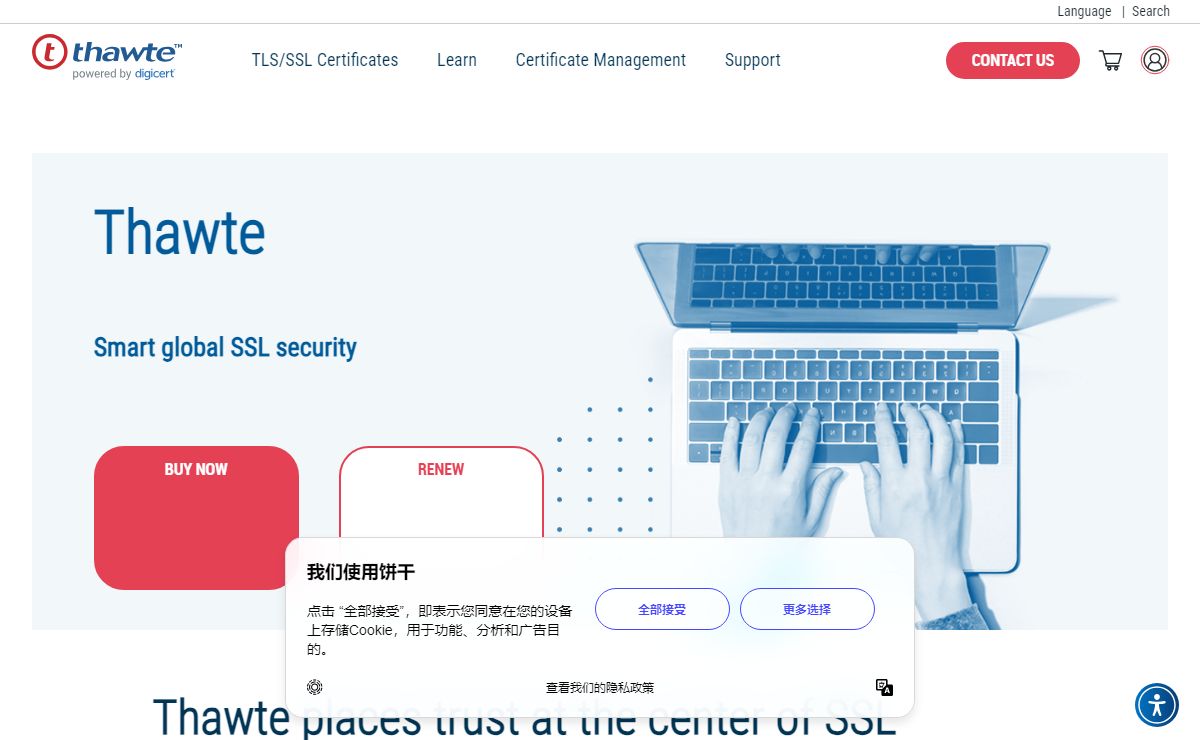 Smart Global SSL Security | Thawte