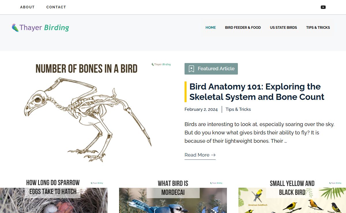 Thayer Birding - Birds Are Making Us Happy