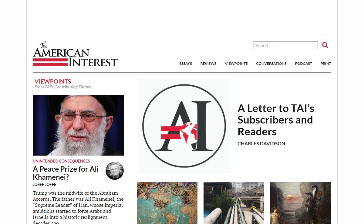 The American Interest - Policy, Politics & Culture