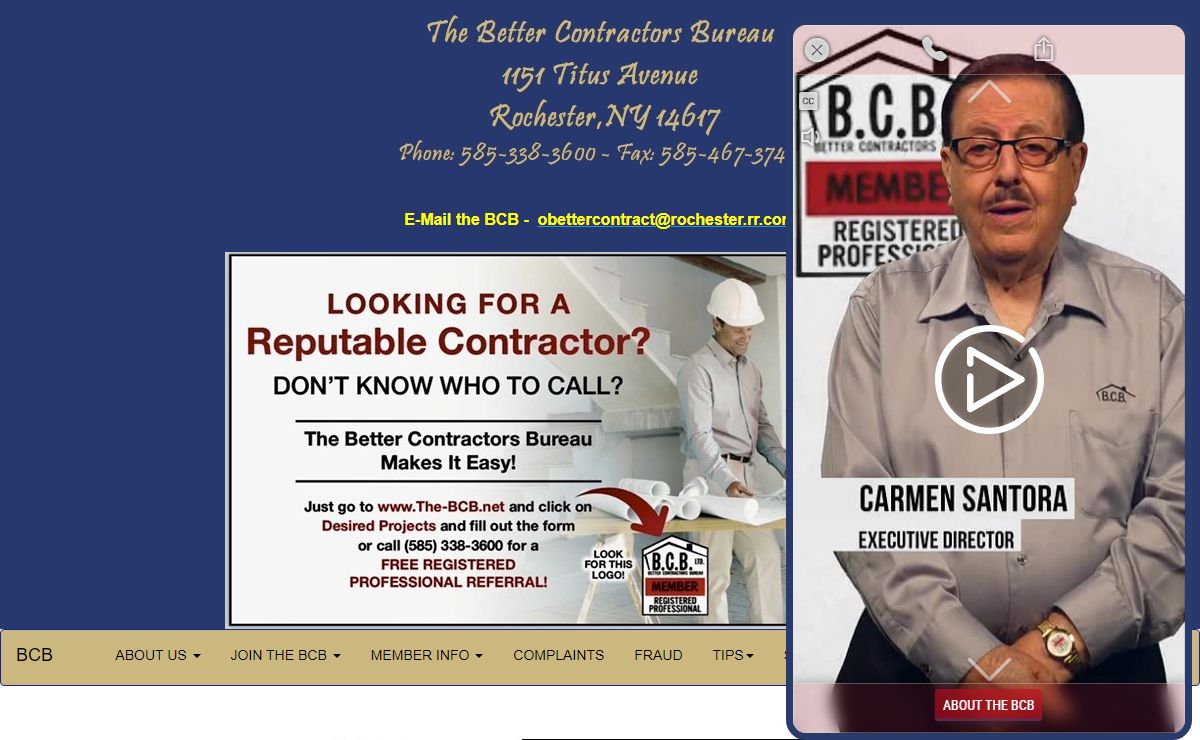 The Better Contractors Bureau | The BCB |
