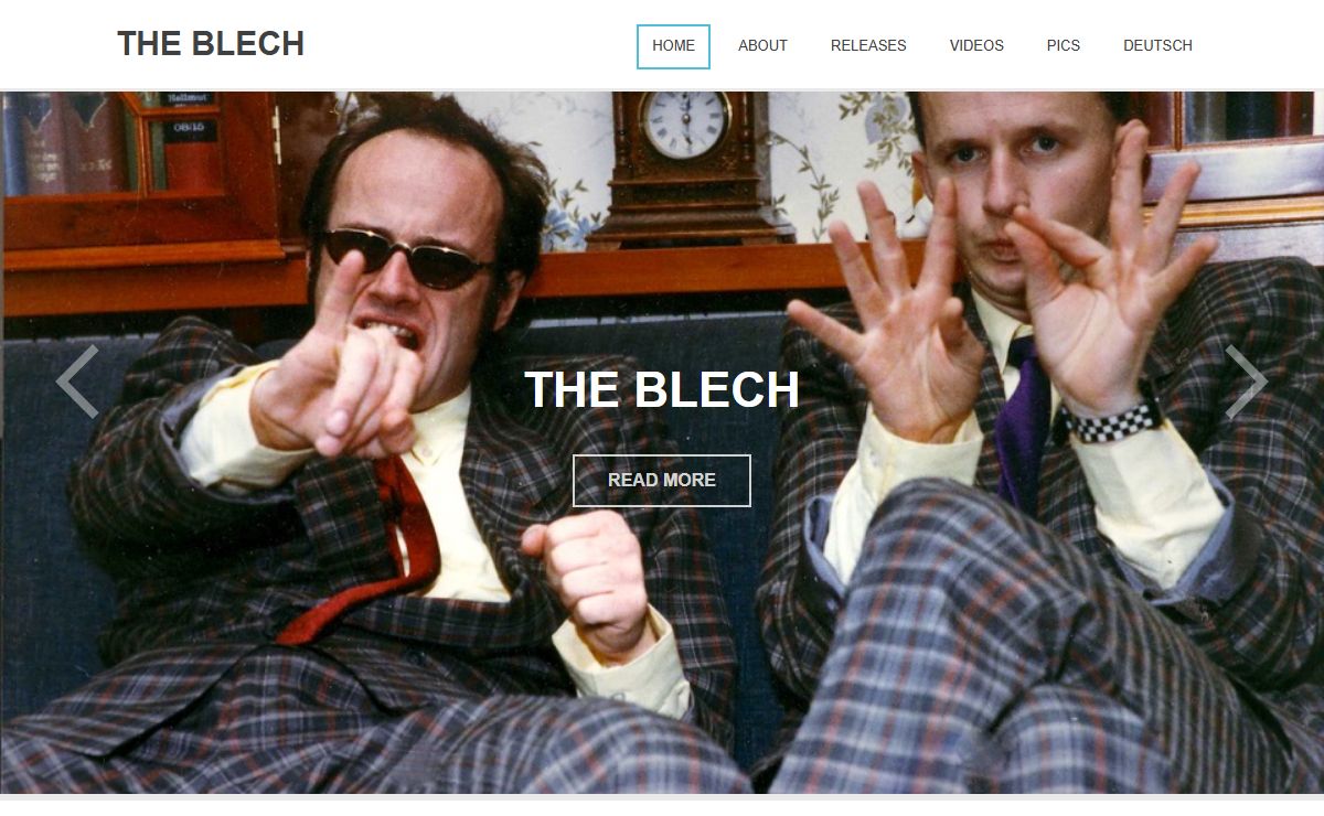 THE BLECH – unscrupulous entertainment