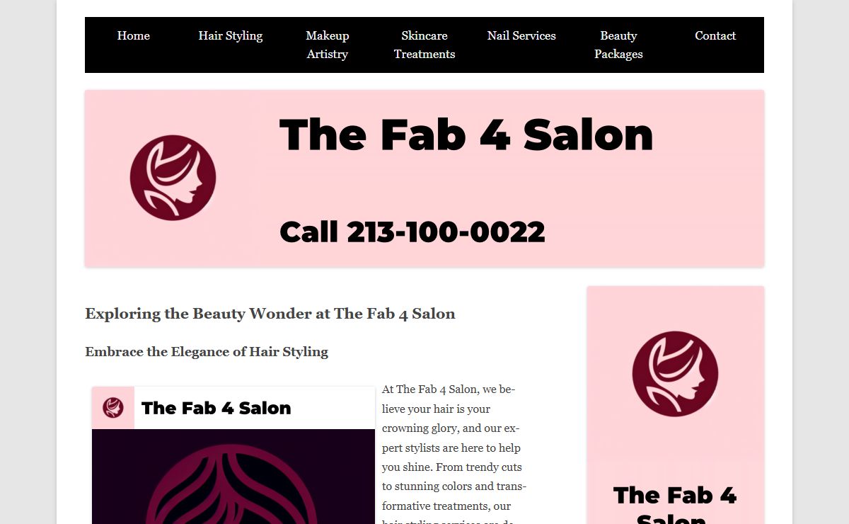 The Fab 4 Salon