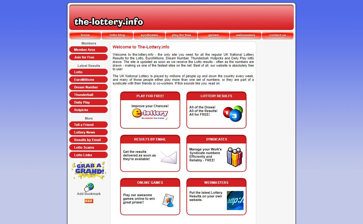The Latest UK National Lottery Results from the Lotto, EuroMillions, Lotto Extra, Daily Play, HotPicks and Thunderball Draws.
