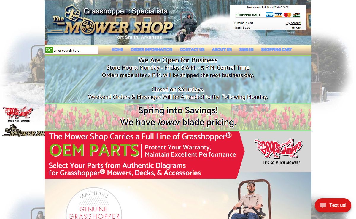 The Mower Shop Inc - Grasshopper Mower Parts Diagrams - The Mower Shop, Inc.