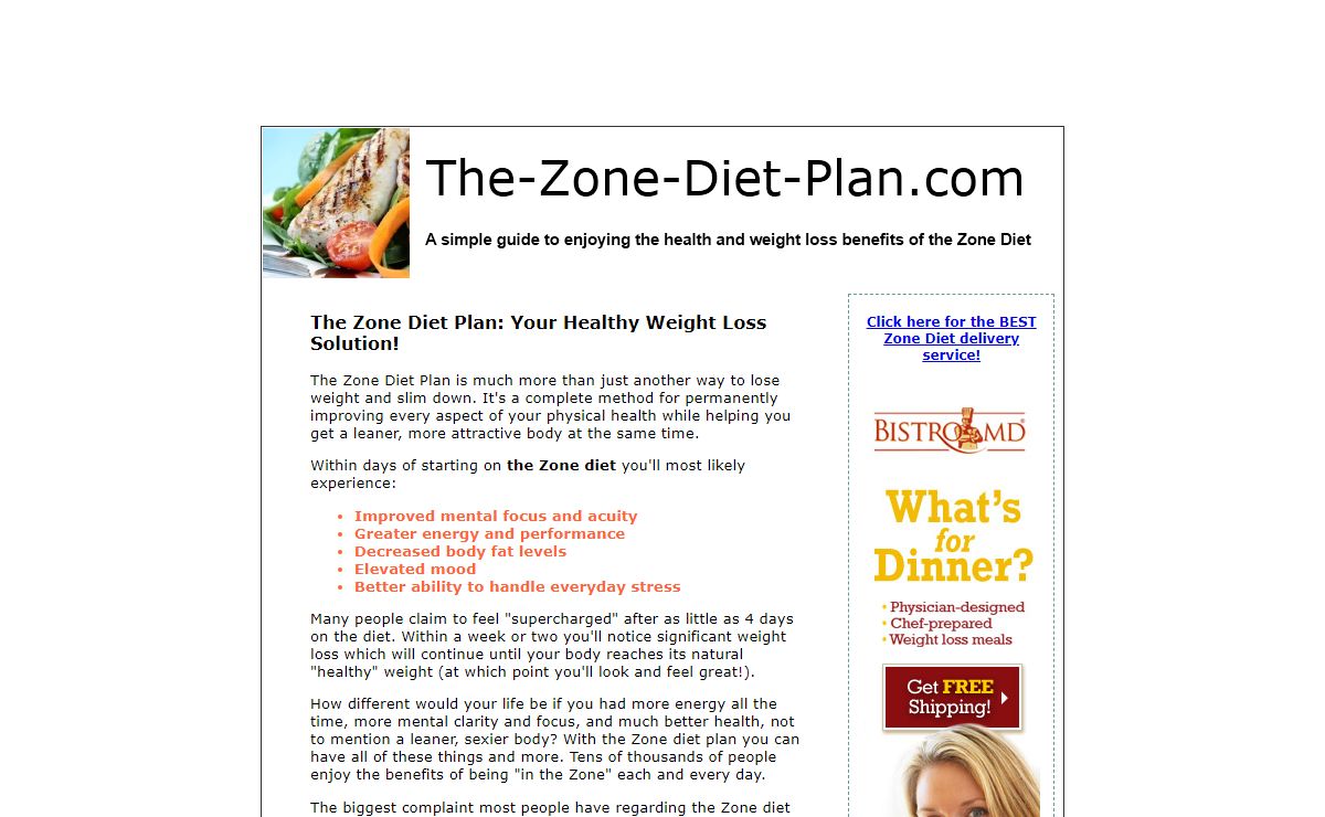 The Zone Diet Plan Guide
