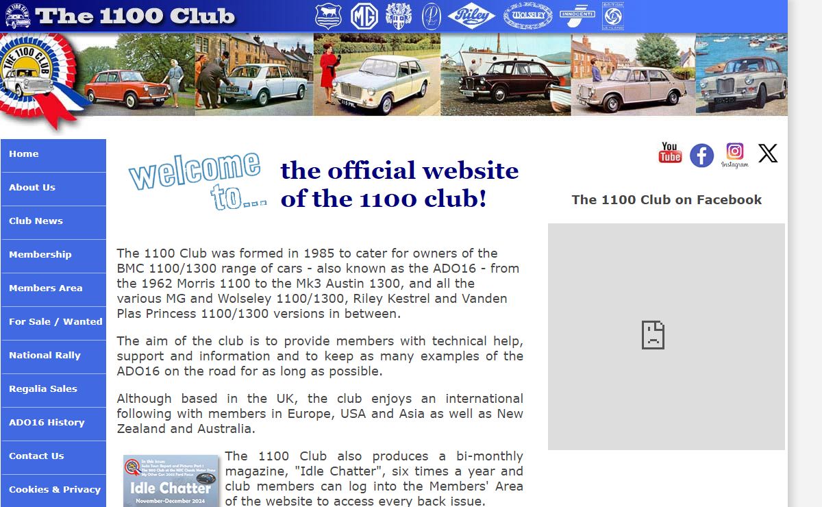 The 1100 Club | Official Club Website for the BMC 1100 (ADO16)