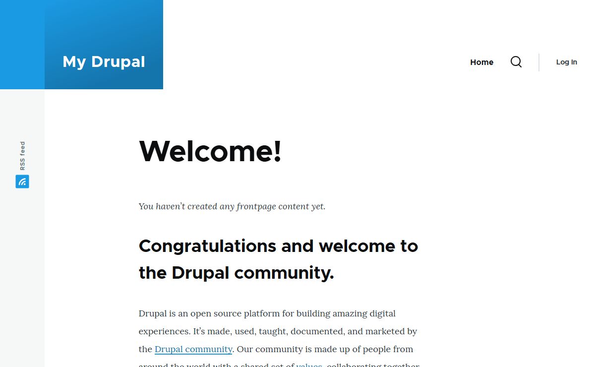 Welcome! | My Drupal