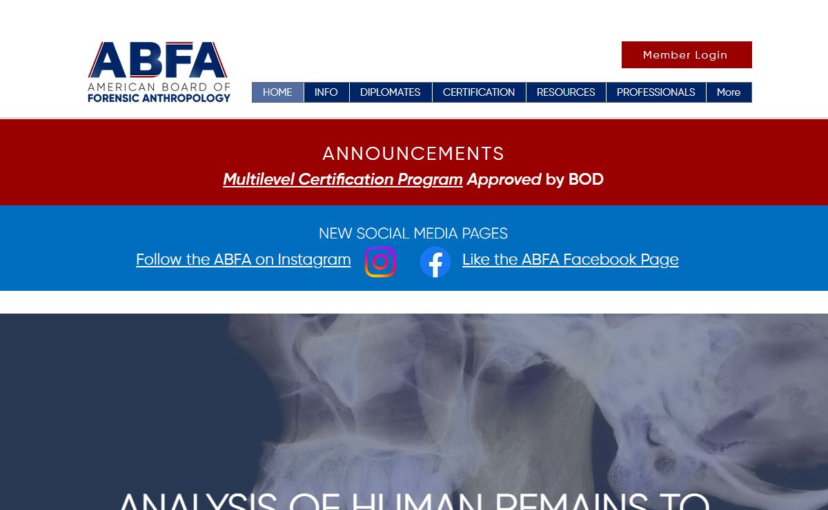 HOME | The American Board of Forensic Anthropology