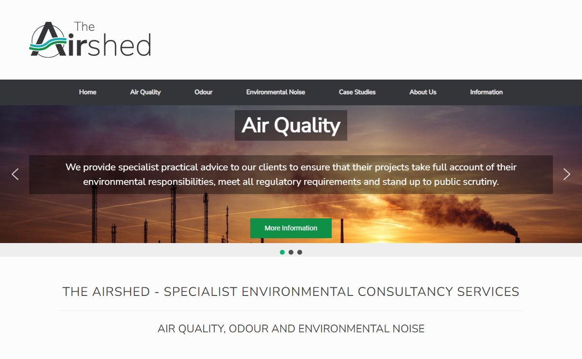 Airshed – The Airshed provides specialist environmental consultancy services in air quality, odour assessment and environmental noise.