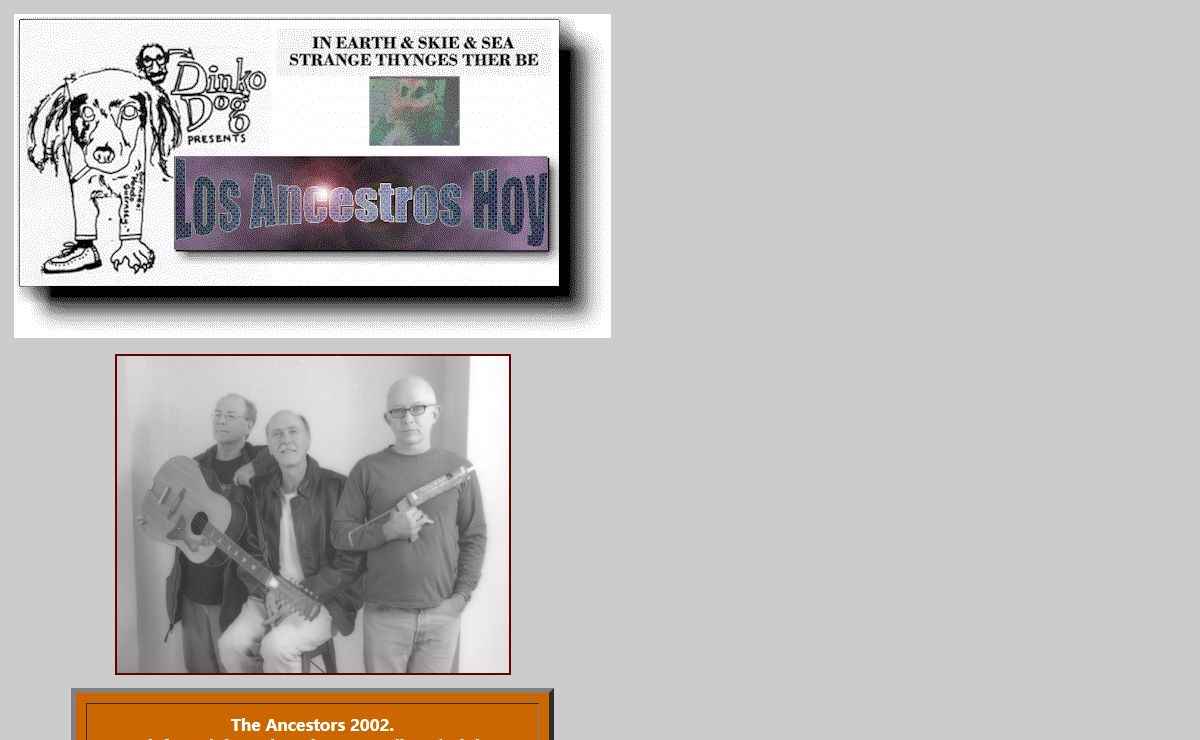 Official Web Site of The Ancestors