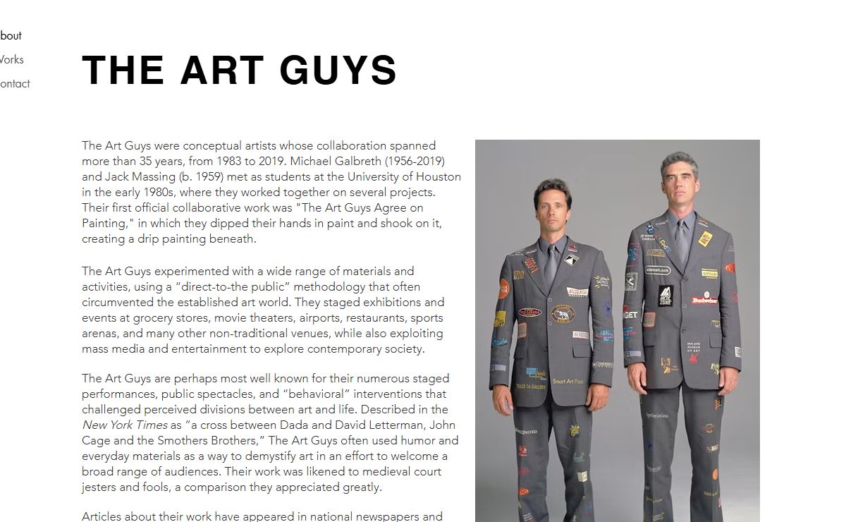 About | The Art Guys
