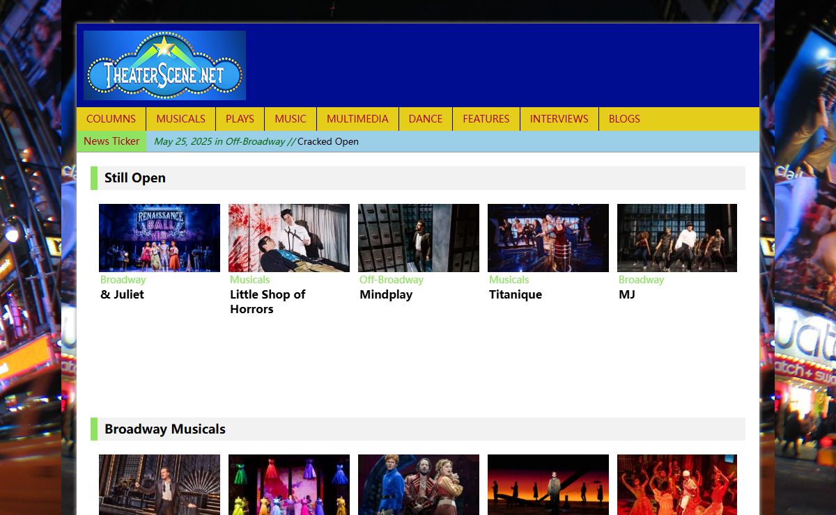 Home Page - TheaterScene.net