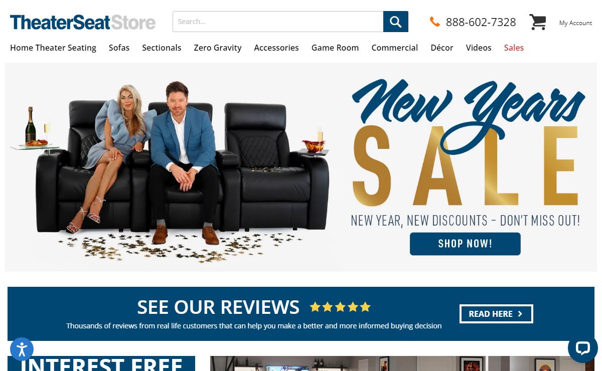 Home Theater Store | Theater Seating Store - Theater Seat Store