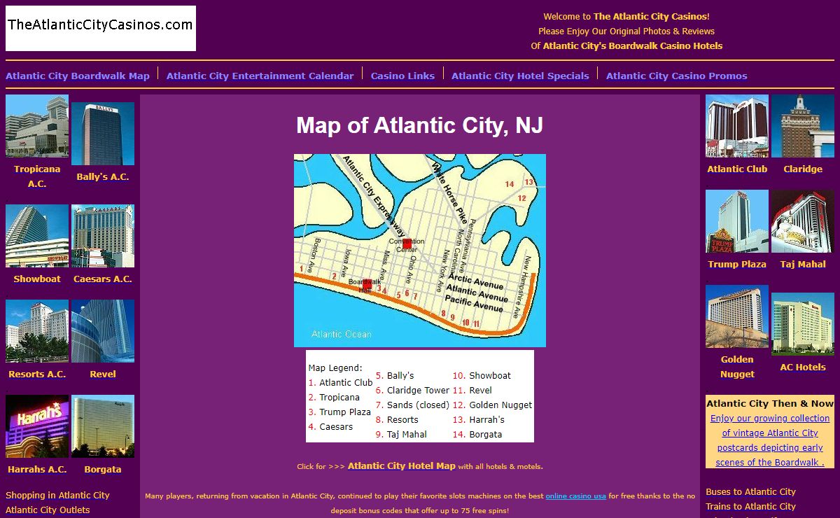 Atlantic City Casinos Guide