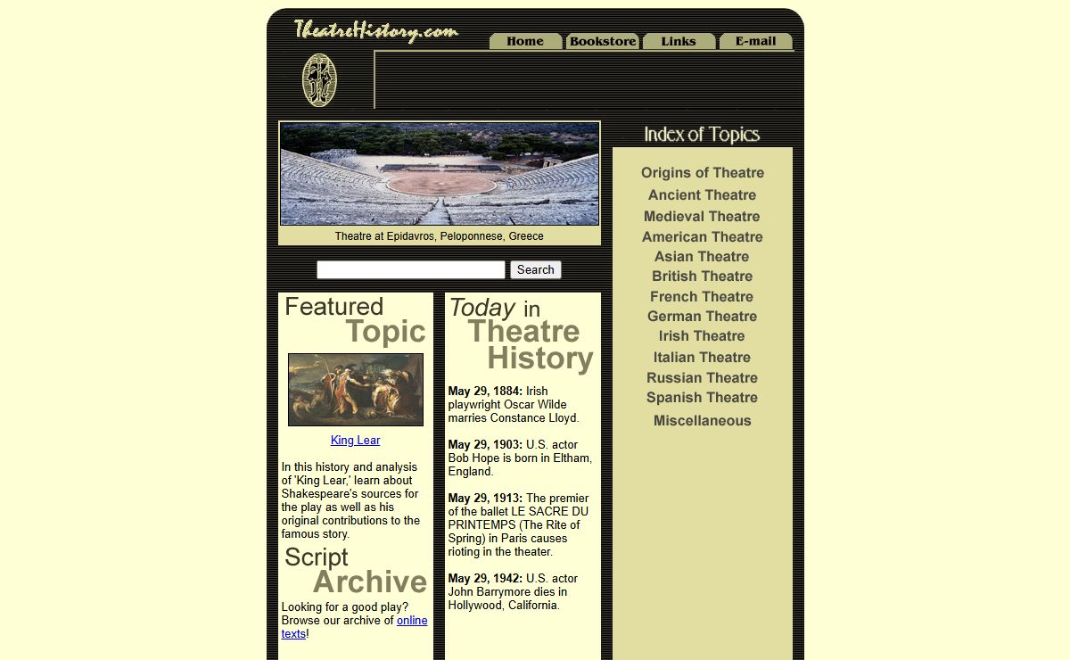 TheatreHistory.com