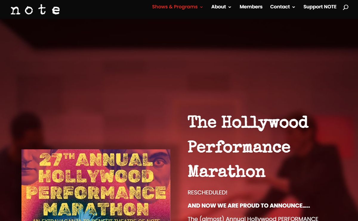 Theatre of Note | Original noteworthy theater located in the heart of Hollywood, CA.