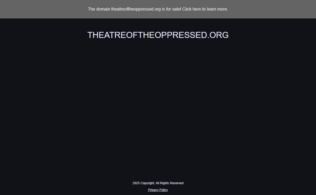 theatreoftheoppressed.org