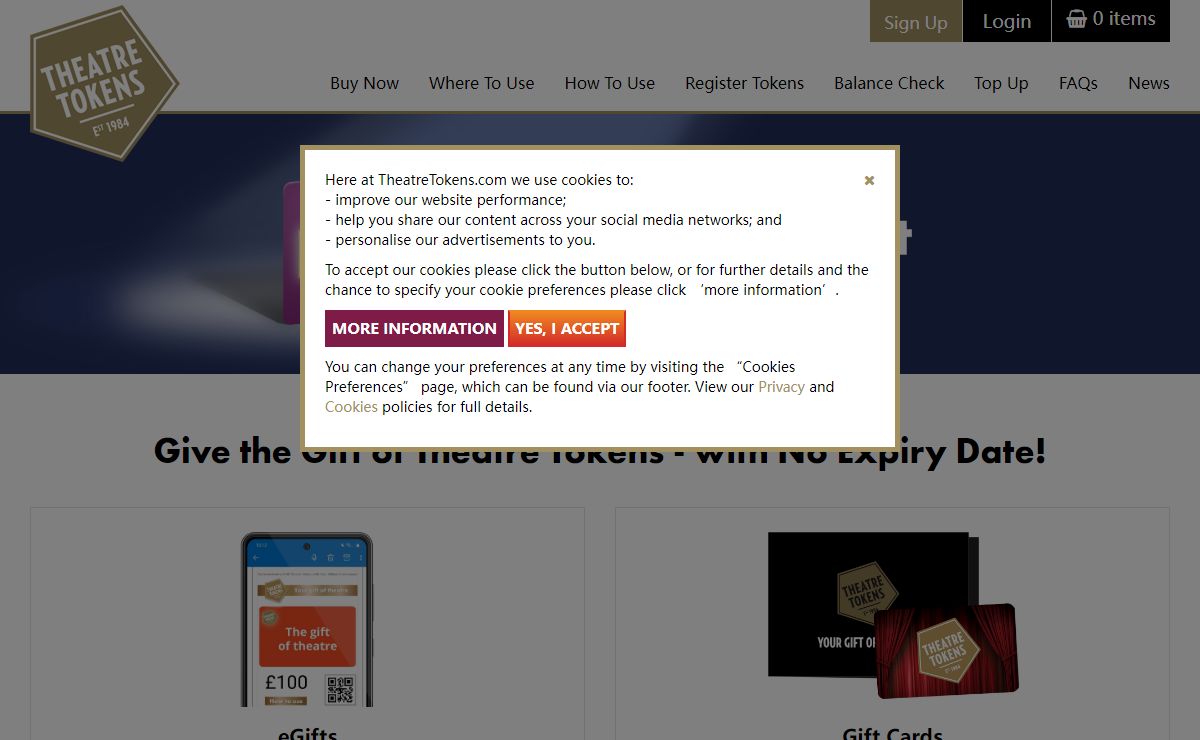 Theatre Tokens