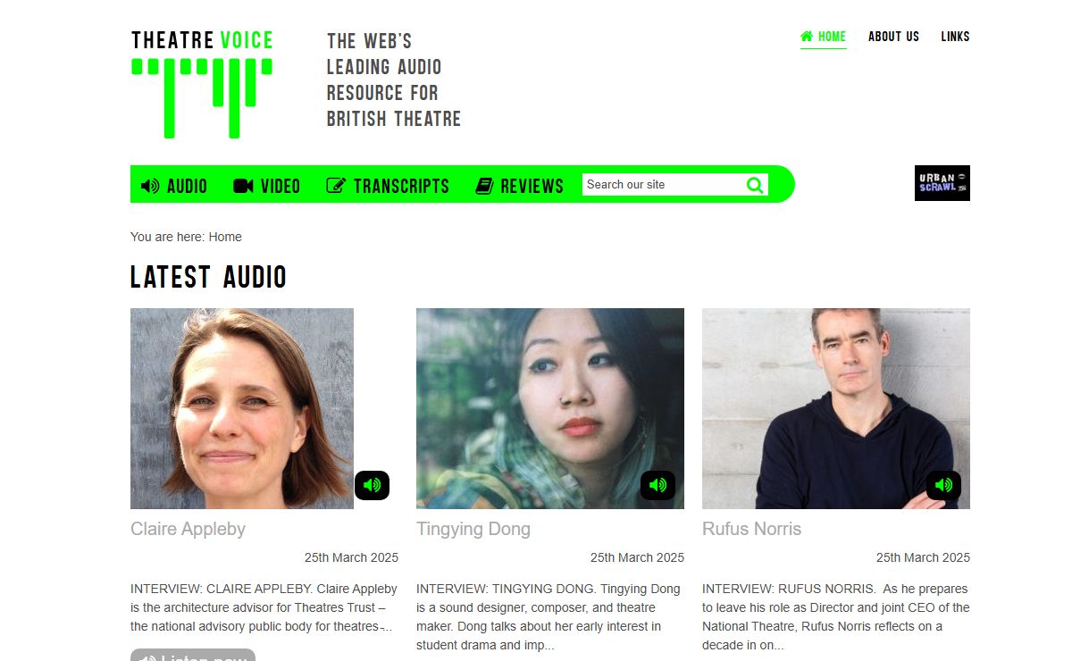 TheatreVoice | the leading audio resource for British theatre
