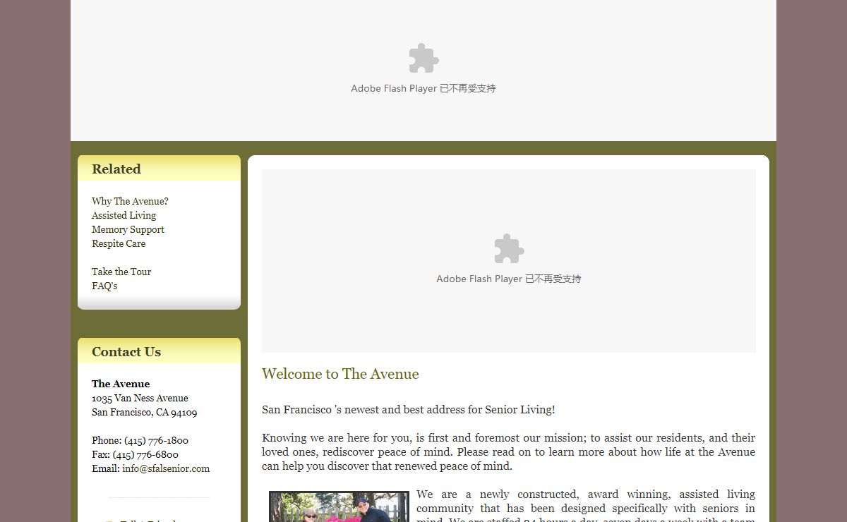 Welcome to San Francisco's Premier Assisted Living - The Avenue