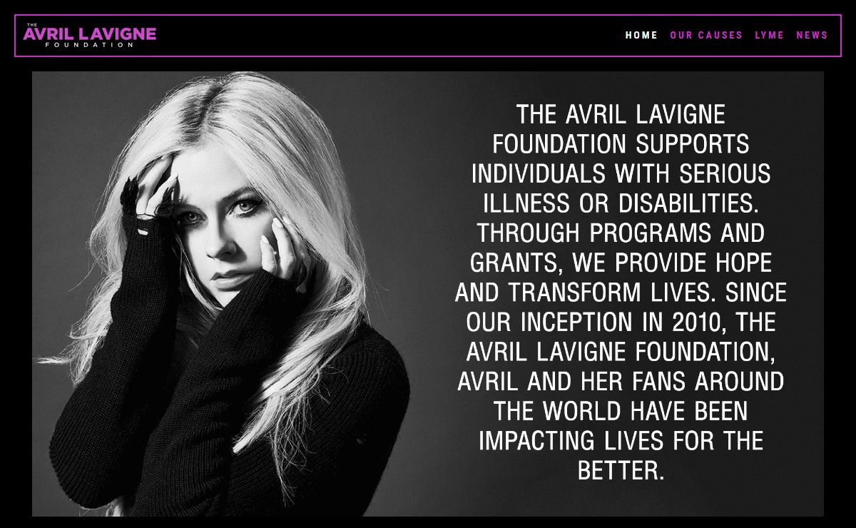 The Avril Lavigne Foundation | FIGHTLYME