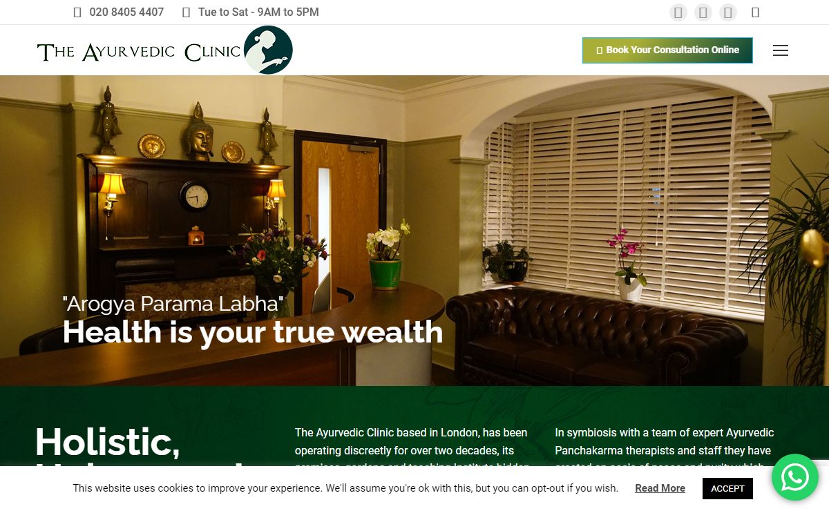 The Ayurvedic Clinic | Ayurvedic Treatments in London