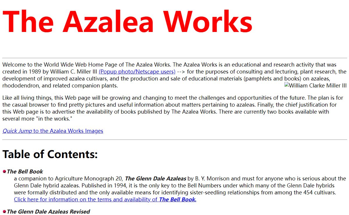 The Azalea Works Home Page