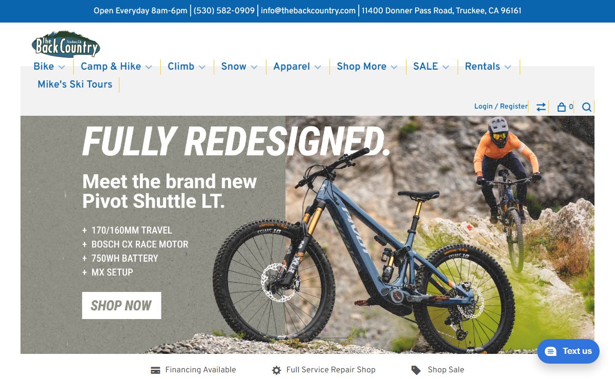 The BackCountry Shop | The BackCountry in Truckee, CA - The BackCountry