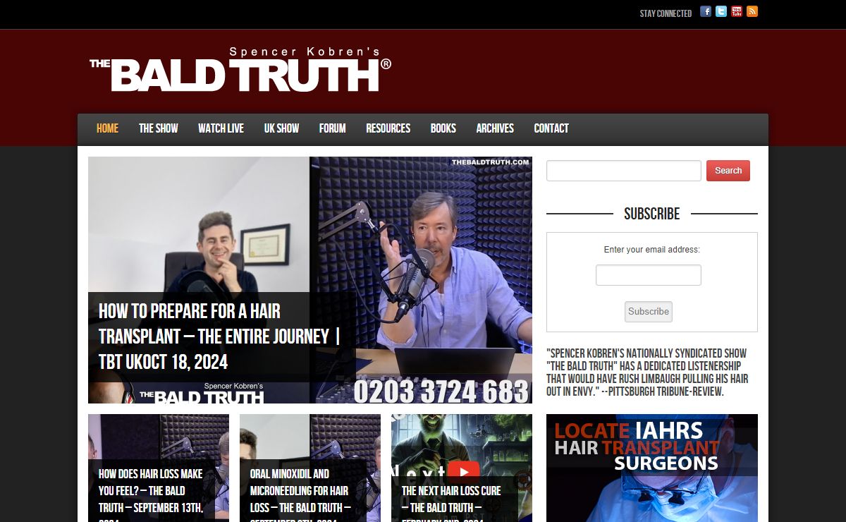 Hair Loss Radio Show | The Bald Truth