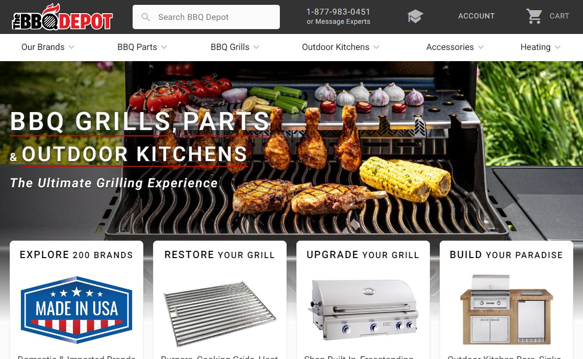 Grill Store: BBQ Grills, Grill Parts, Outdoor Kitchens & More! BBQ Depot