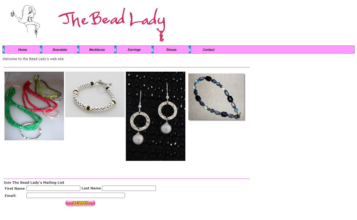 The Bead Lady -- Home