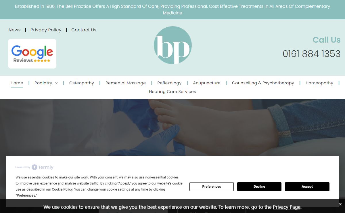 Podiatry, Chiropody, Osteopathy | Chorlton - The Bell Surgery