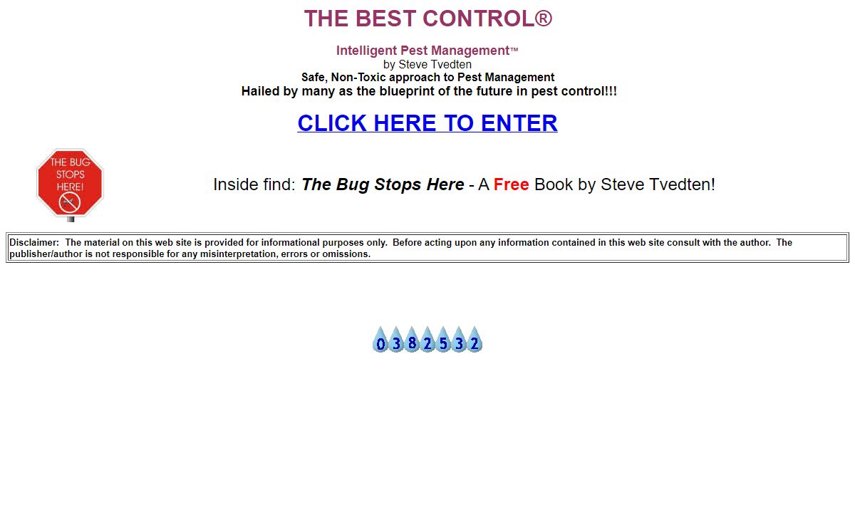 THE BEST CONTROL - non toxic pest control