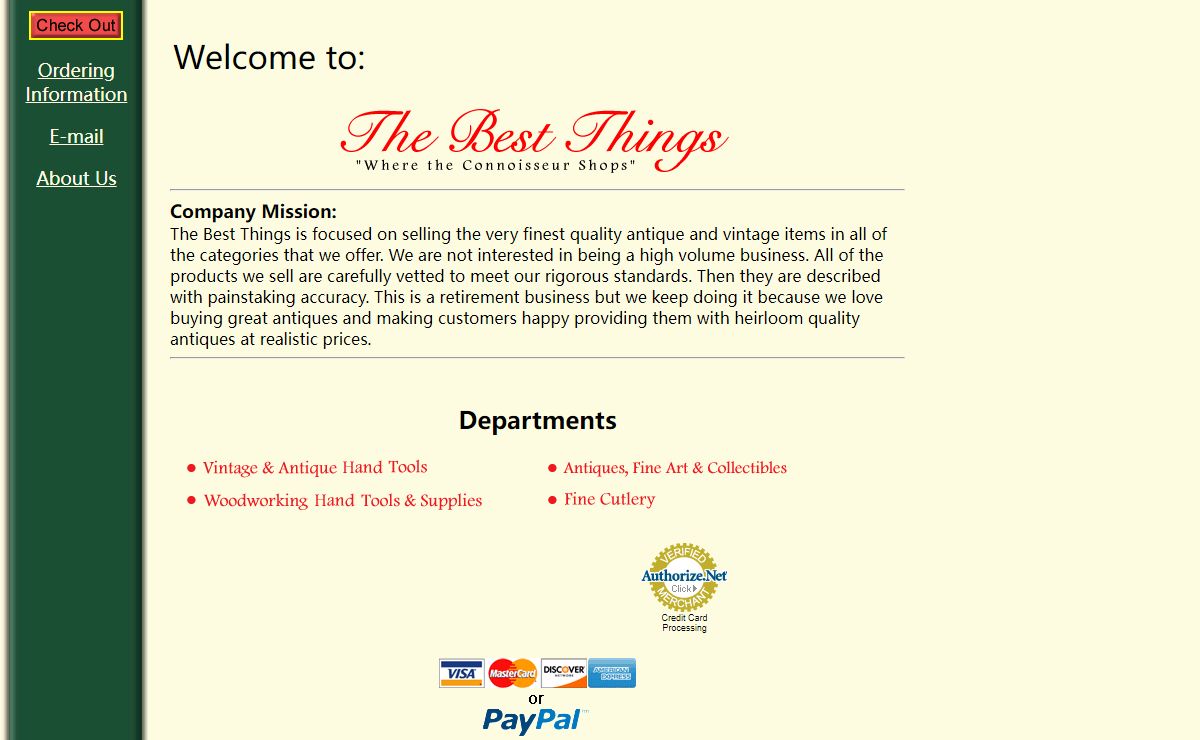 The Best Things - Where the Connoisseur Shops