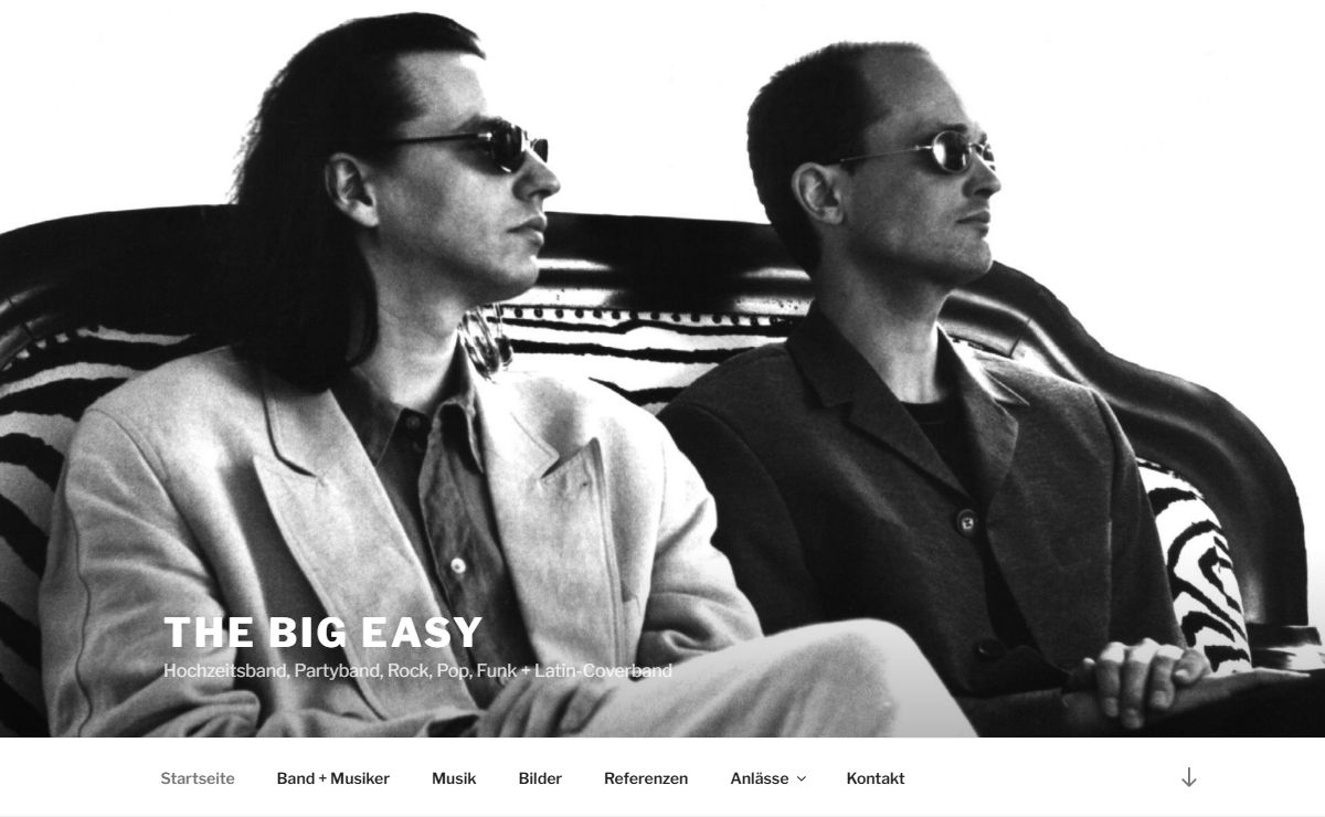 Hochzeitsband, Partyband, Rock, Pop, Funk + Latin-Coverband: The Big Easy - The Big Easy