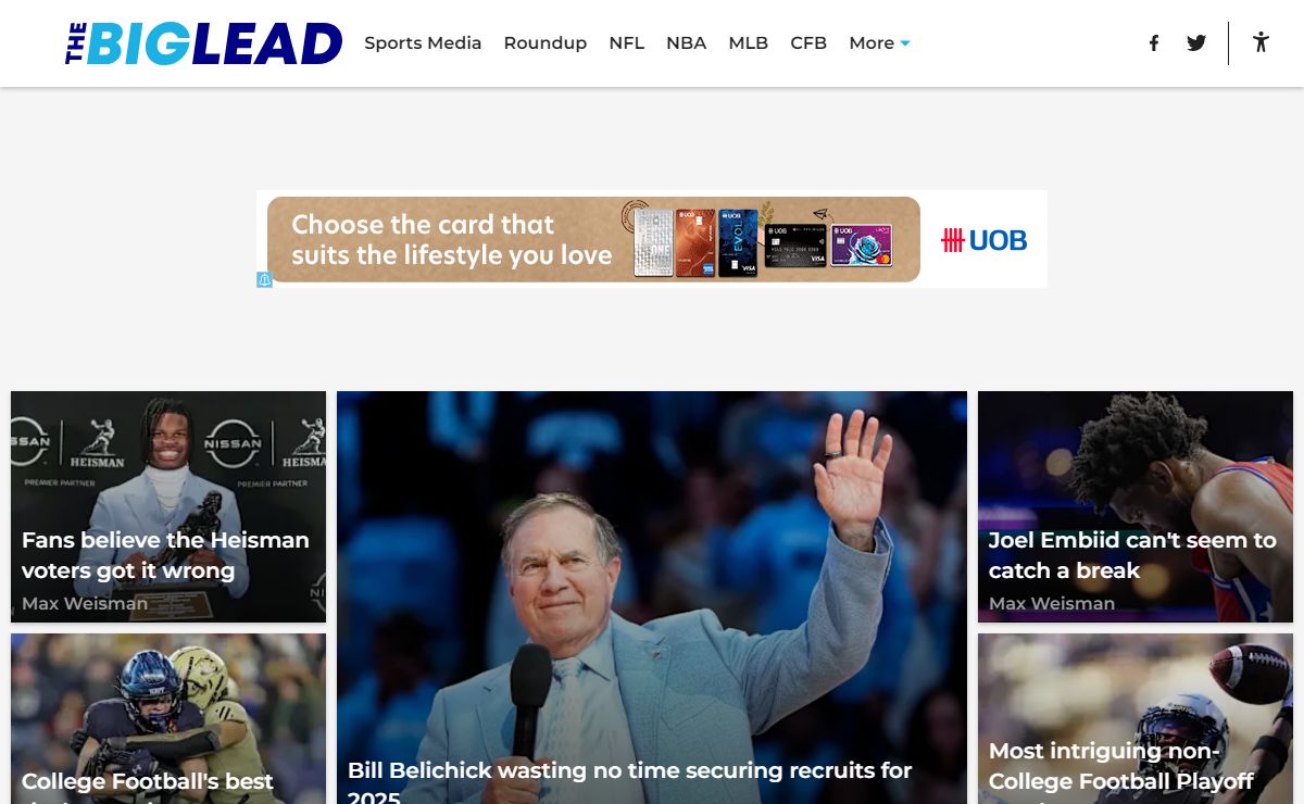 The Big Lead - Sports, Media, News Coverage & More