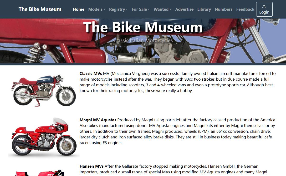 The Bike Museum - Home