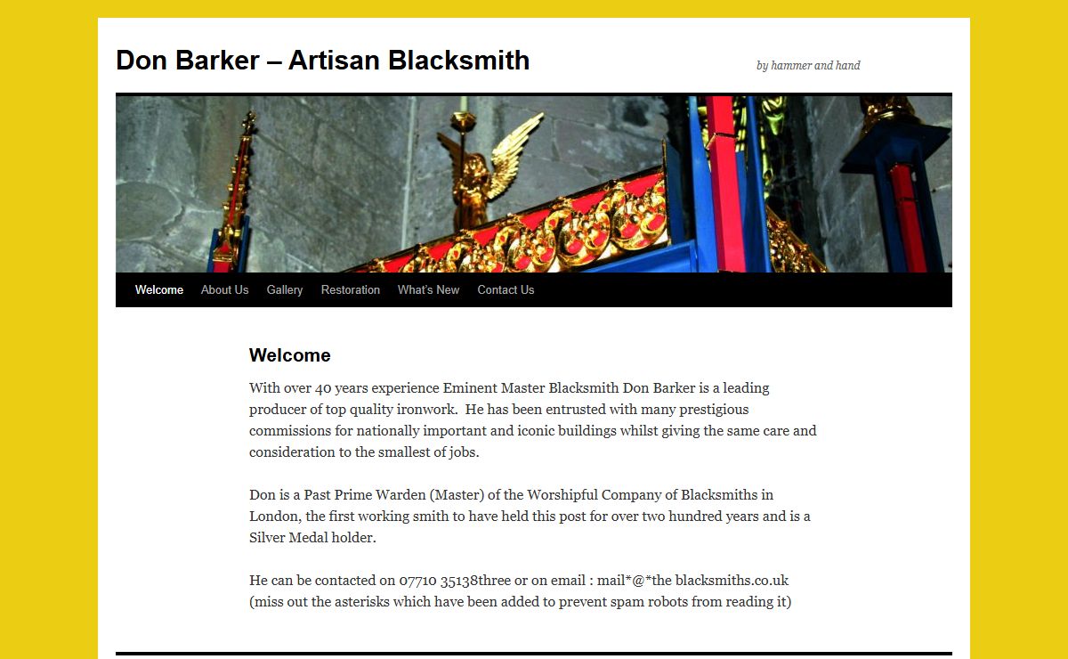 Don Barker – Artisan Blacksmith | by hammer and hand