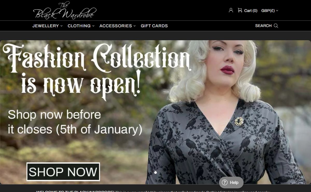 UK Gothic Victorian & Vintage style jewellery from TheBlackWardrobe. – THEBLACKWARDROBE.COM