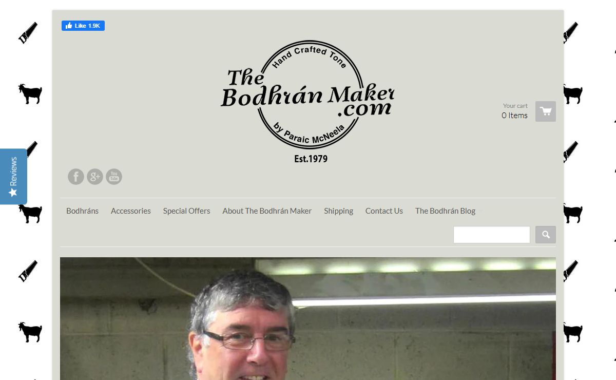 The Irish Bodhrán for sale by The Bodhrán Maker Since 1979 - The Irish Bodhrán for sale by The Bodhrán Maker Since 1979