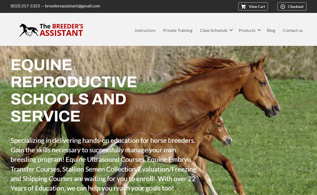 The Breeders Assistant - Equine Reproduction School and Training