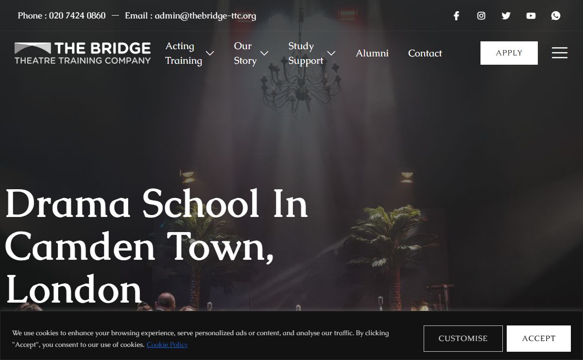 Drama School in Camden, London | The Bridge Theatre Training Company