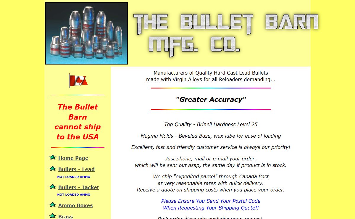 Welcome to The Bullet Barn!