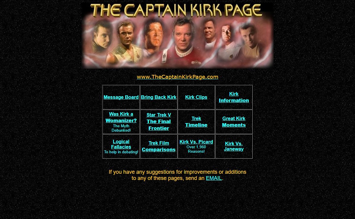 The Captain Kirk Page