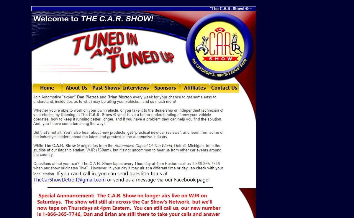 The Car Show - Informative Automotive Talk Radio
