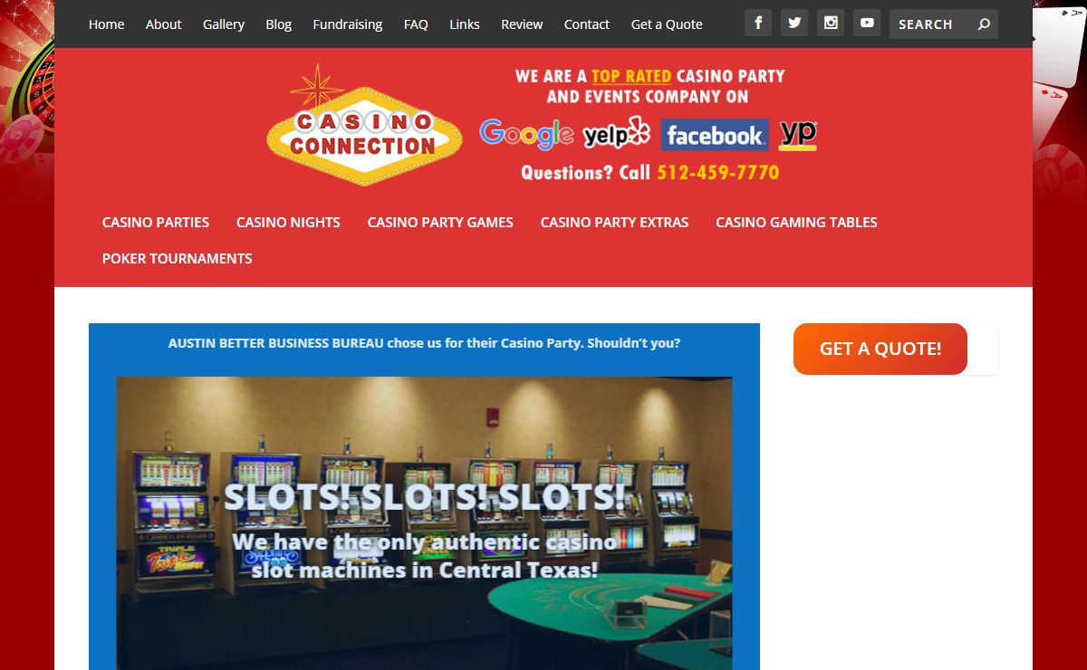 Casino Parties Event's Austin | Central TX | The Casino Connection