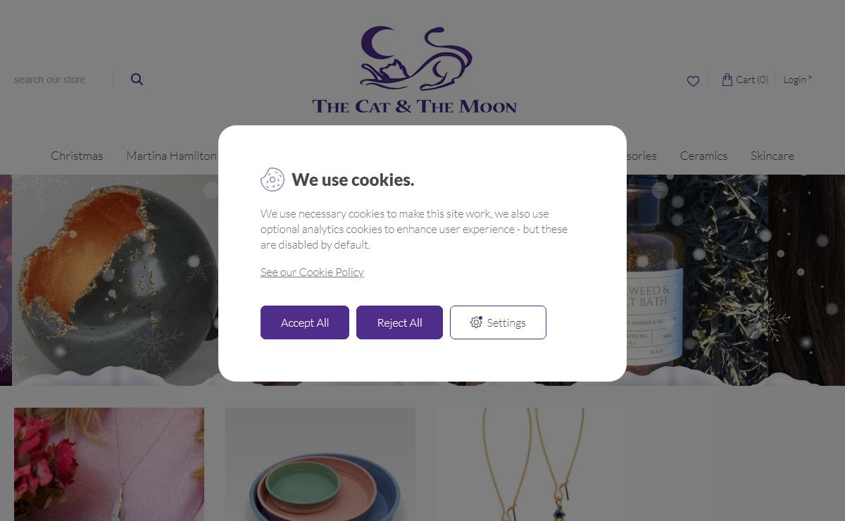 The Cat and the Moon | Handmade Irish Jewellery Gifts, Textiles & More