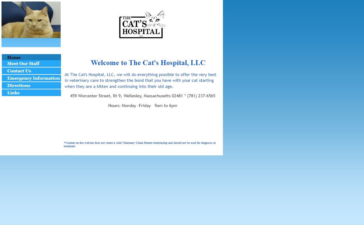 Home - The Cat's Hospital, LLC