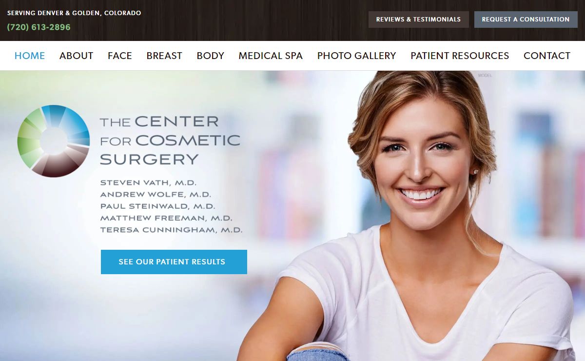 Best Plastic Surgeons in Denver, Colorado Springs, & Fort Collins, CO | The Center for Cosmetic Surgery